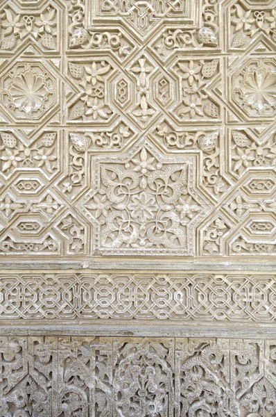 Stock fotó: Tapasz · közelkép · fal · Alhambra · palota · textúra