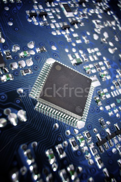 Integriert Schaltung Chip Wissenschaft industriellen Stock foto © pedrosala