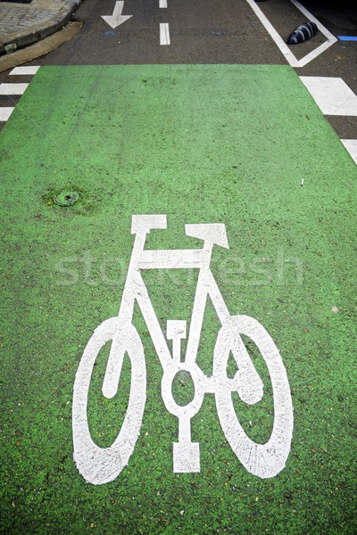 Stock photo: cycleway