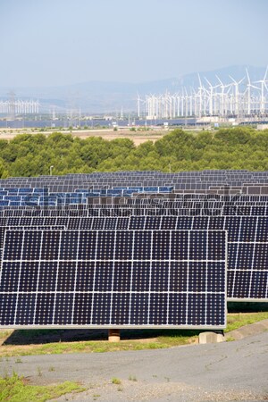 énergies renouvelables photovoltaïque énergie production nature technologie [[stock_photo]] © pedrosala