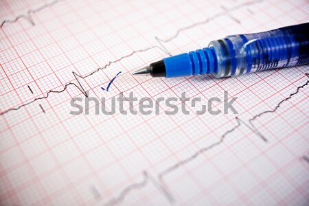 electrocardiogram Stock photo © pedrosala
