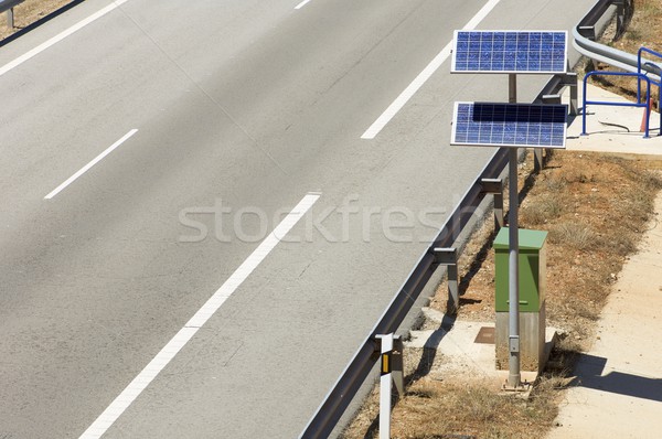 panels and highway Stock photo © pedrosala