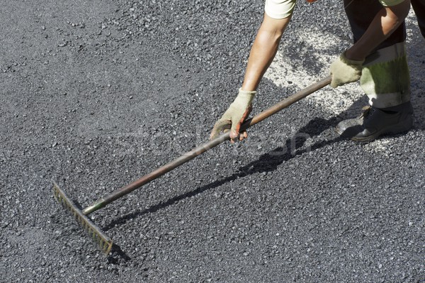 Asphalting work Stock photo © pedrosala