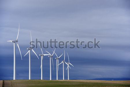 Vento energia gruppo rinnovabile elettrici produzione Foto d'archivio © pedrosala