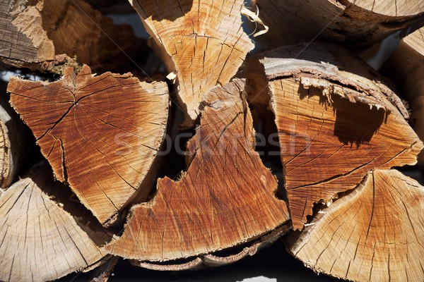 Foto stock: Lenha · grupo · cortar · textura · madeira · construção