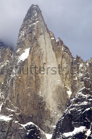 Szczyt alpy krajobraz śniegu rock kamień Zdjęcia stock © pedrosala