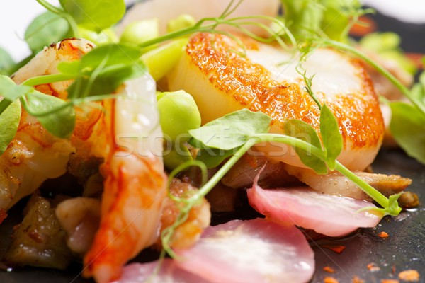 Maialino alimentare pesce cucina ristorante Foto d'archivio © pedrosala