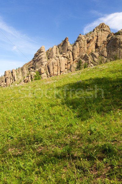 Mongolian landscape Stock photo © pedrosala
