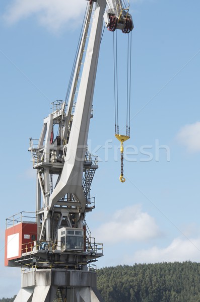 商業照片: 起重機 · 端口 · 天空 · 海 · 小麥