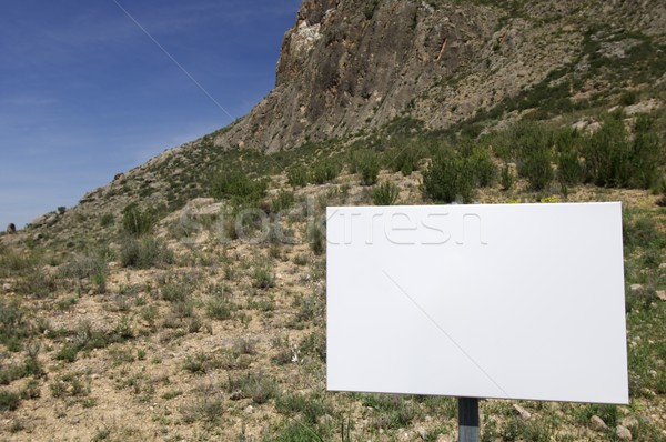 blank sign Stock photo © pedrosala