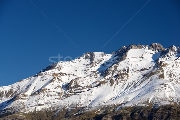 ピーク 谷 山 冬 パノラマ ハイキング ストックフォト © pedrosala