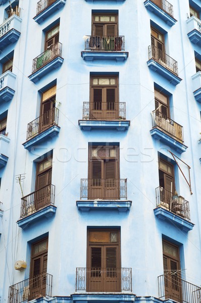 Havanna koloniaal huis Cuba textuur stad Stockfoto © pedrosala