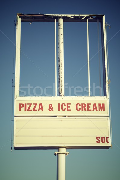 vintage signboard Stock photo © pedrosala