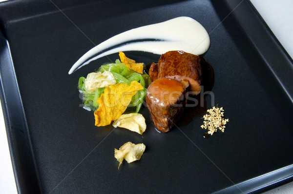 lamb with gravy Stock photo © pedrosala