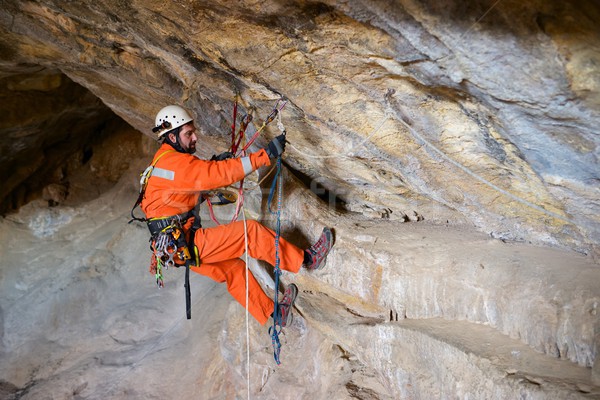 Caving in Spain Stock photo © pedrosala