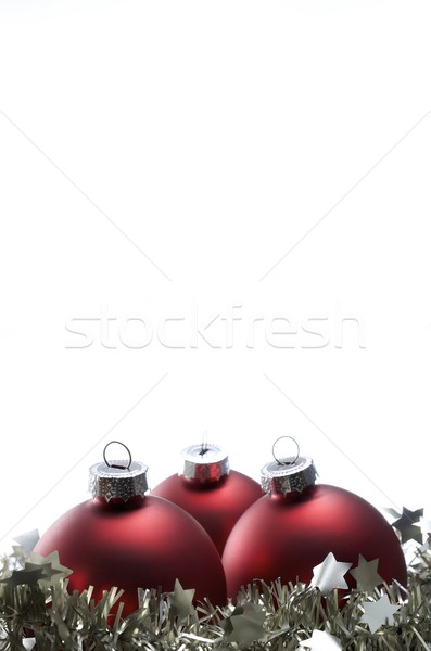 Navidad decoración rojo resumen fondo Foto stock © pedrosala