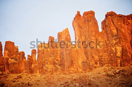 Indian Bach Himmel Natur Landschaft Berg Stock foto © pedrosala