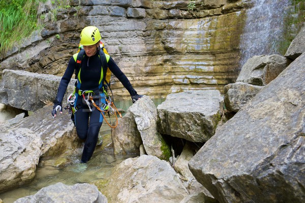 Canyoning in Spain Stock photo © pedrosala
