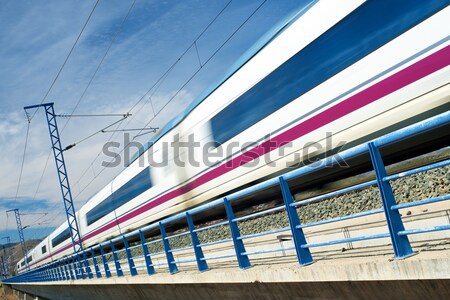high-speed train Stock photo © pedrosala