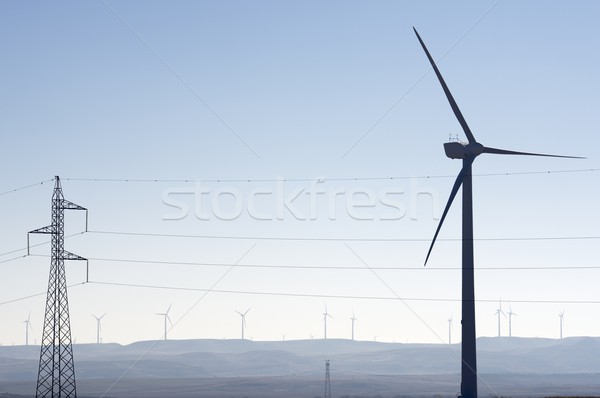 Foto d'archivio: Vento · energia · rinnovabile · elettrici · produzione · tecnologia