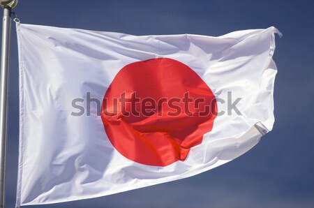 Stock photo: Japanese flag