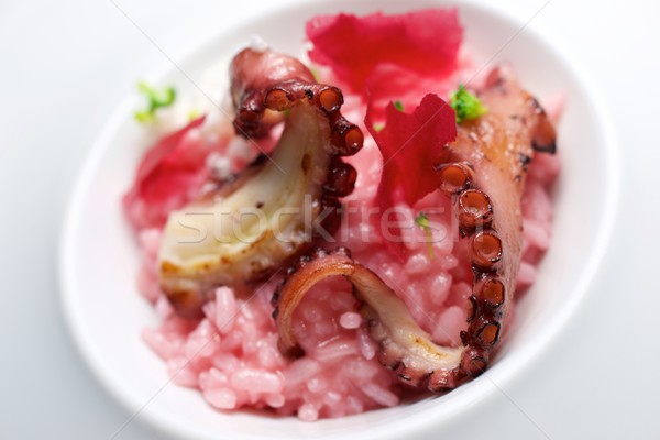 Octopus risotto Stock photo © pedrosala