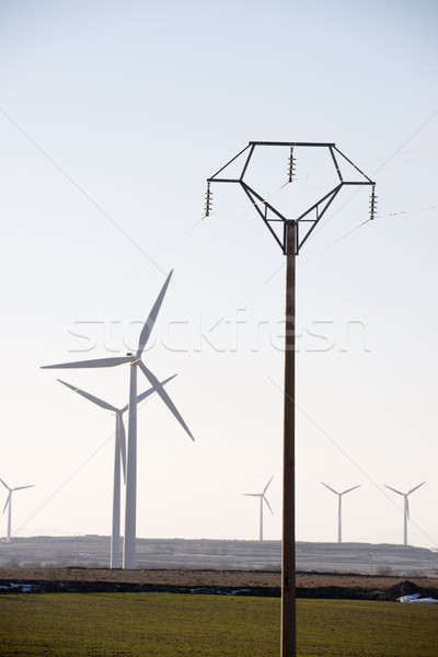Vento energia elettrici potere produzione la Foto d'archivio © pedrosala