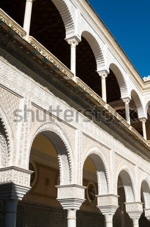 Palácio segundo piso principal andaluzia Espanha Foto stock © pedrosala