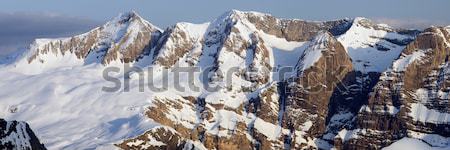 panorama of the Pyrenees Stock photo © pedrosala