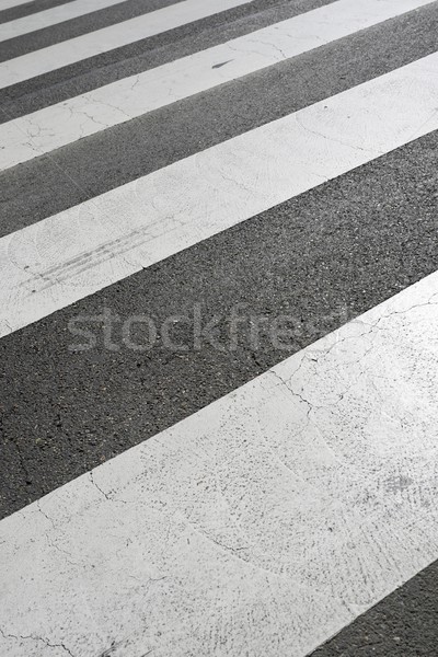 Zebra estrada rua atravessar rodovia tráfego Foto stock © pedrosala