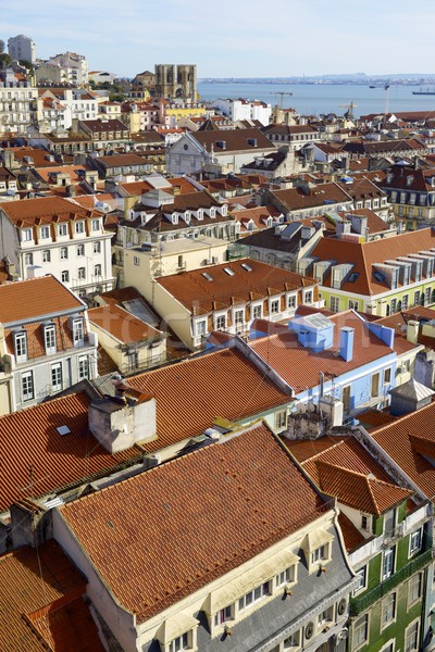 [[stock_photo]]: Lisbonne · vieille · ville · Portugal · rue · maison