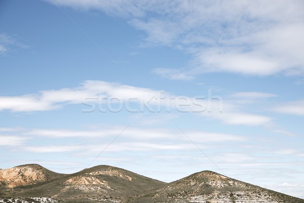 Paisagem nuvens azul nuvem parque quente Foto stock © pedrosala