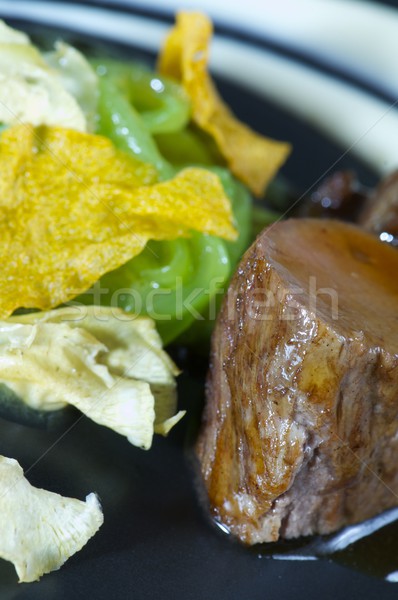 lamb with gravy Stock photo © pedrosala