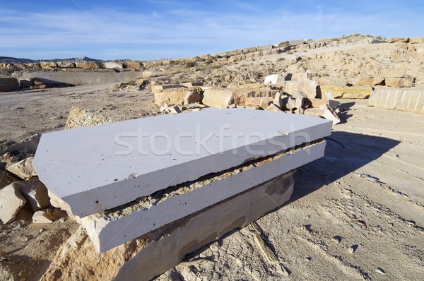 Stock photo: stone quarry