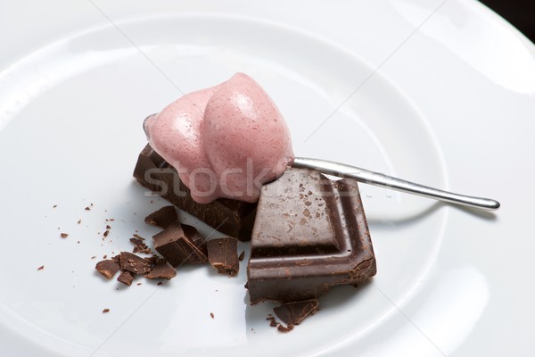 Strawberry ice cream Stock photo © pedrosala