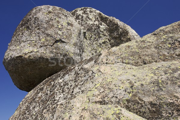 Formazione rocciosa cielo blu rocce la Madrid Spagna Foto d'archivio © pedrosala