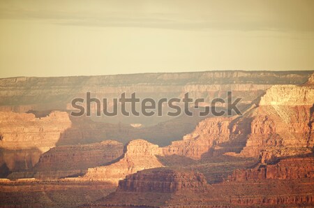 グランドキャニオン 公園 アリゾナ州 米国 日没 風景 ストックフォト © pedrosala