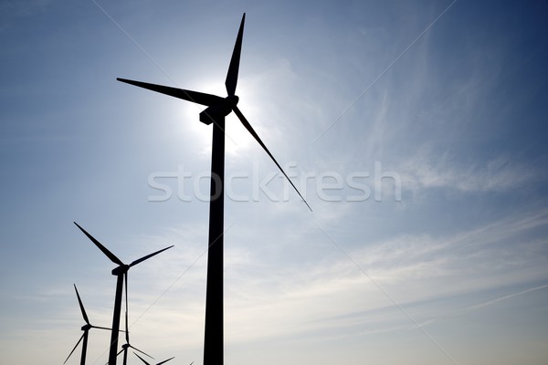 風 能源 電動 功率 生產 日落 商業照片 © pedrosala