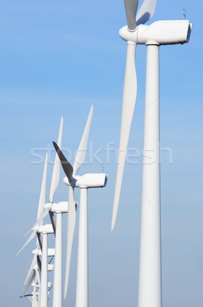 Stock photo: windmills