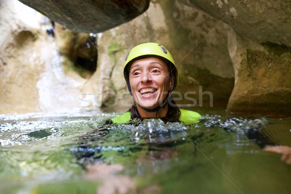 Canyoning in Spain Stock photo © pedrosala