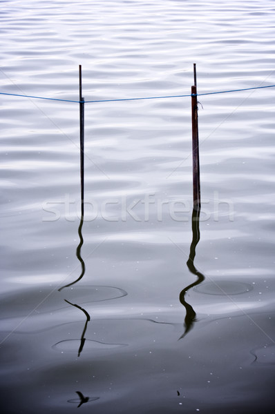Kilátás halászat áll víz LA Valencia Stock fotó © pedrosala