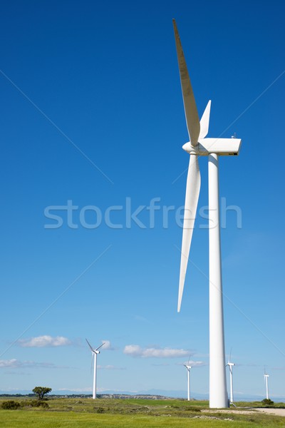 ветер энергии электрических власти производства небе Сток-фото © pedrosala