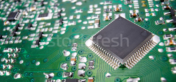 Stockfoto: Geïntegreerd · circuit · chip · wetenschap · industriële