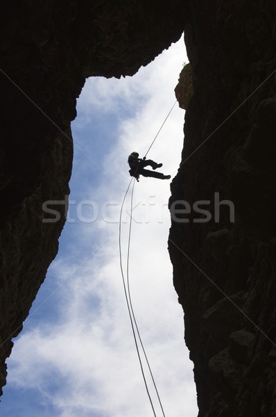Esportes luz montanha viajar cor corda Foto stock © pedrosala