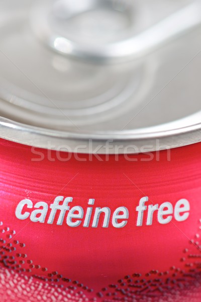 Photo stock: Caféine · libre · peuvent · soude · eau