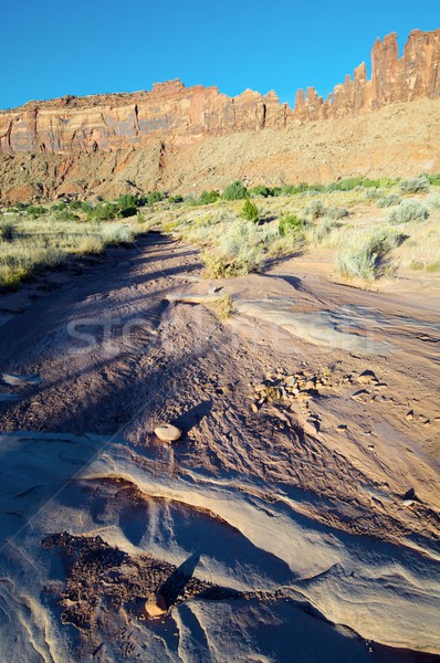 Indiai patak szirt Utah USA sivatag Stock fotó © pedrosala