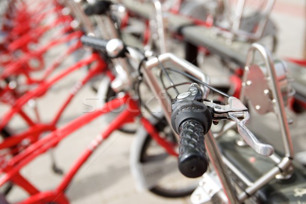 Rental bicycles view Stock photo © pedrosala