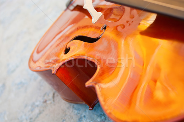 Wiolonczela kamień tle skrzypce brzuch Zdjęcia stock © pekour