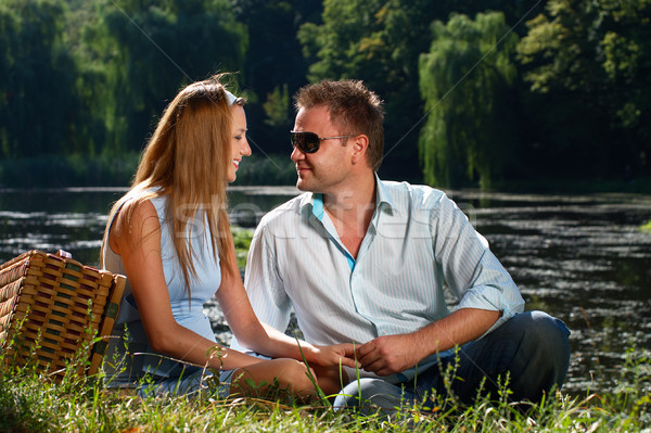 Loving couple confess in love Stock photo © pekour