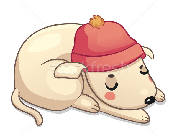 Winter Dog Stock photo © penguinline